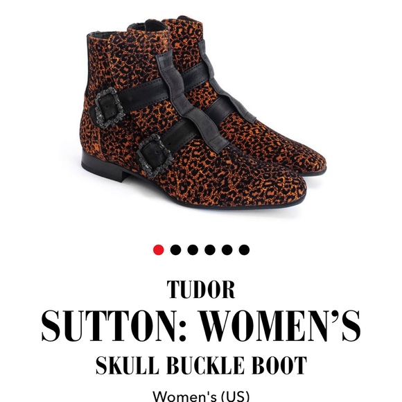 TUDOR
SUTTON: WOMEN'S
SKULL BUCKLE BOOT - Picture 6 of 6